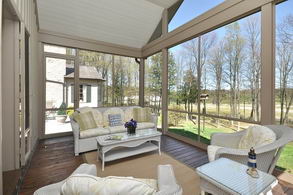 Sunroom - Country homes for sale and luxury real estate including horse farms and property in the Caledon and King City areas near Toronto